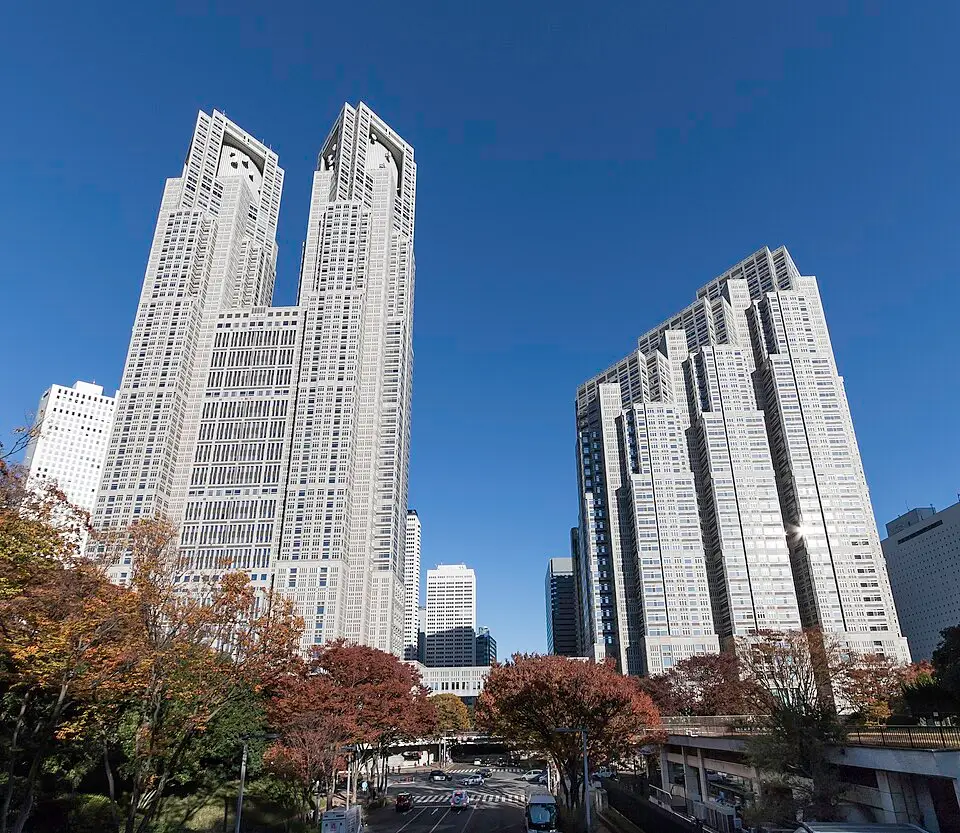 東京都廳第一本廳舍的雙塔大樓